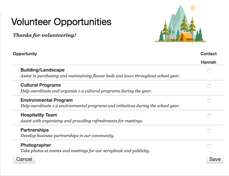 screenshot of Membership Toolkit